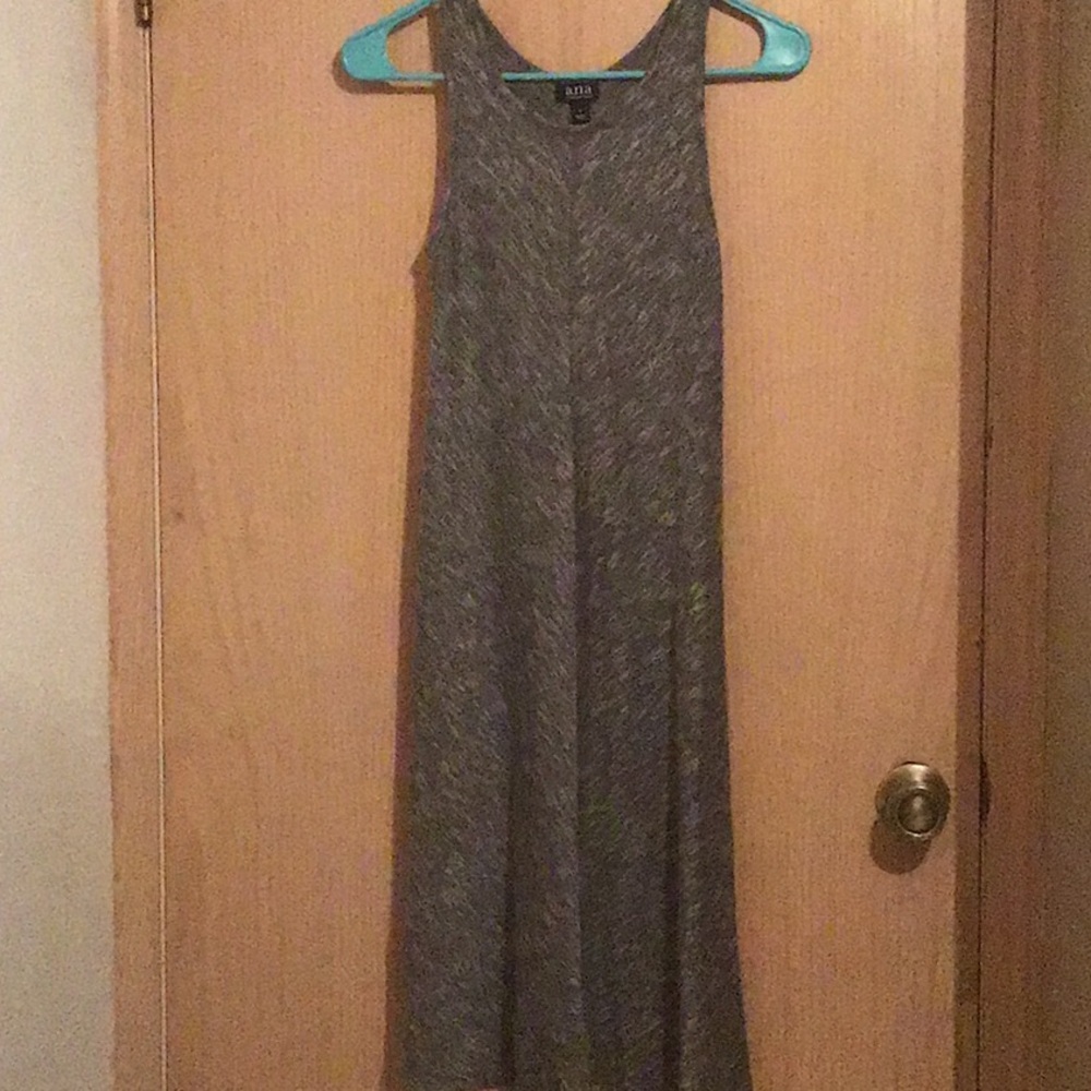 Gray straight cut dress